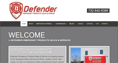 Desktop Screenshot of defenderemergency.com